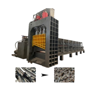 HYDRAULIC METAL SHEARING MACHINE